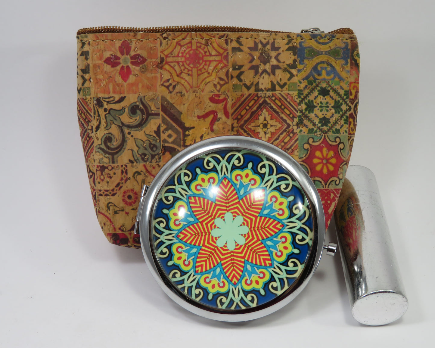 Pocket mirror - handmade pocket mirror - compact mirror - purse mirror - Make Up Pocket Mirror for Cosmetics (ESP11)