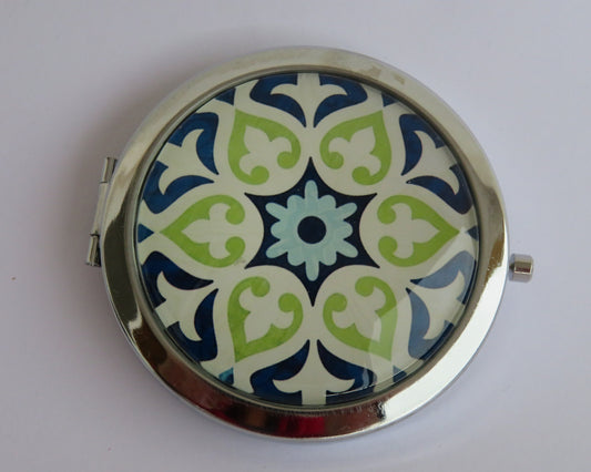 Pocket mirror - handmade pocket mirror - compact mirror - purse mirror - Make Up Pocket Mirror for Cosmetics (ESP5)