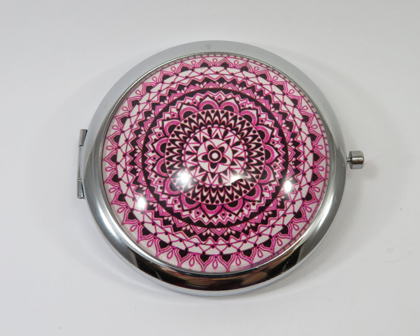 Pocket mirror - handmade pocket mirror - compact mirror - purse mirror - Make Up Pocket Mirror for Cosmetics (ESP13)