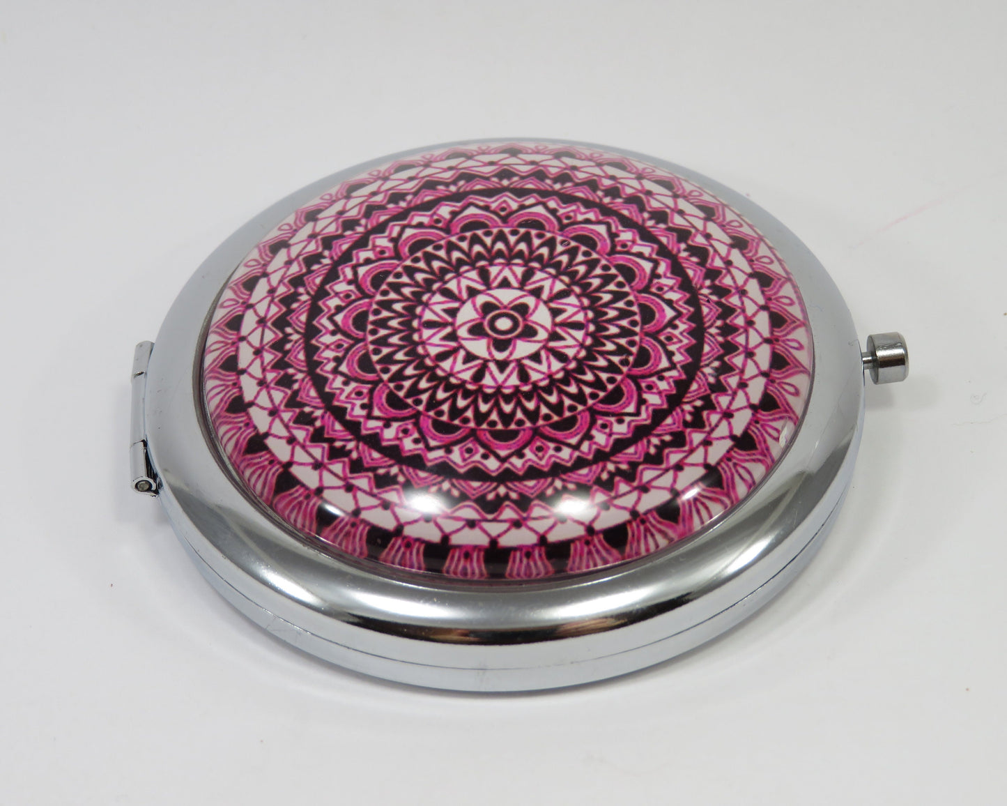 Pocket mirror - handmade pocket mirror - compact mirror - purse mirror - Make Up Pocket Mirror for Cosmetics (ESP13)