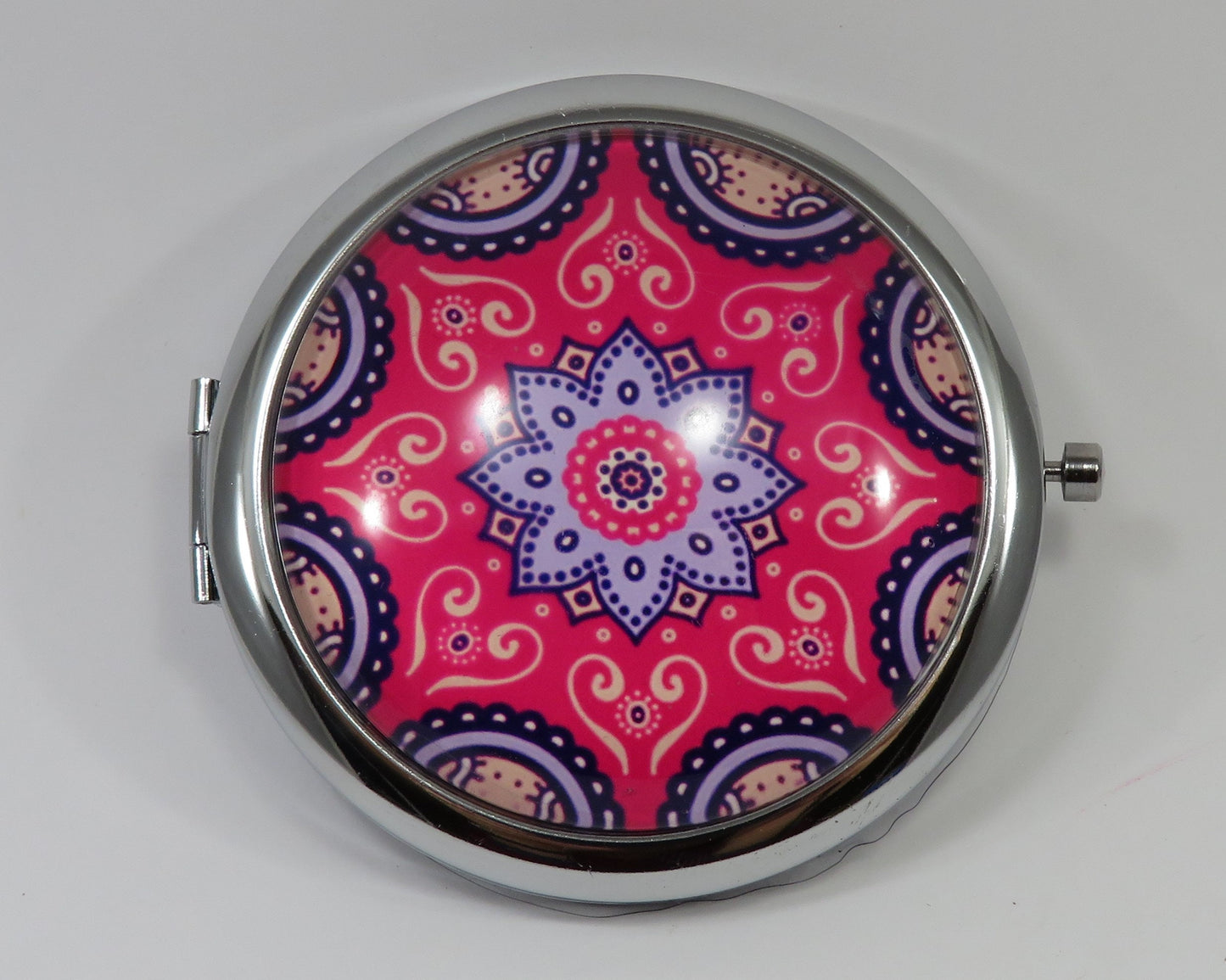 Pocket mirror - handmade pocket mirror - compact mirror - purse mirror - Make Up Pocket Mirror for Cosmetics (ESP19)