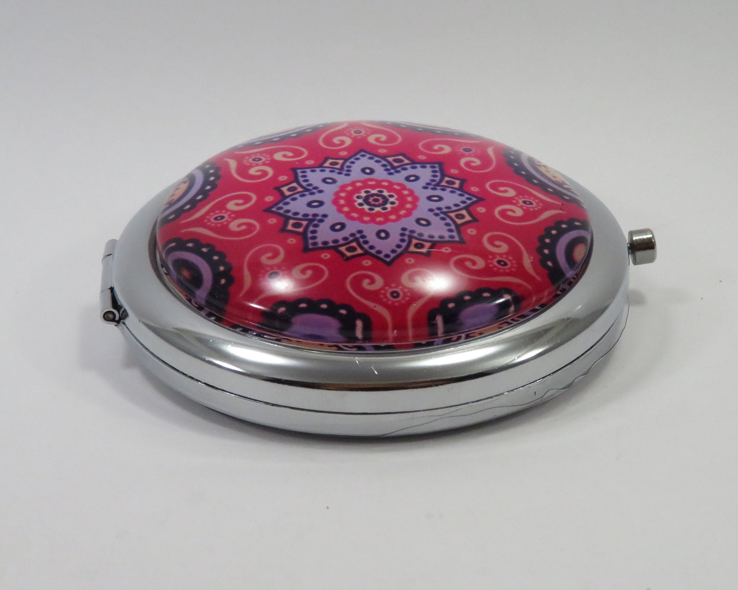 Pocket mirror - handmade pocket mirror - compact mirror - purse mirror - Make Up Pocket Mirror for Cosmetics (ESP19)