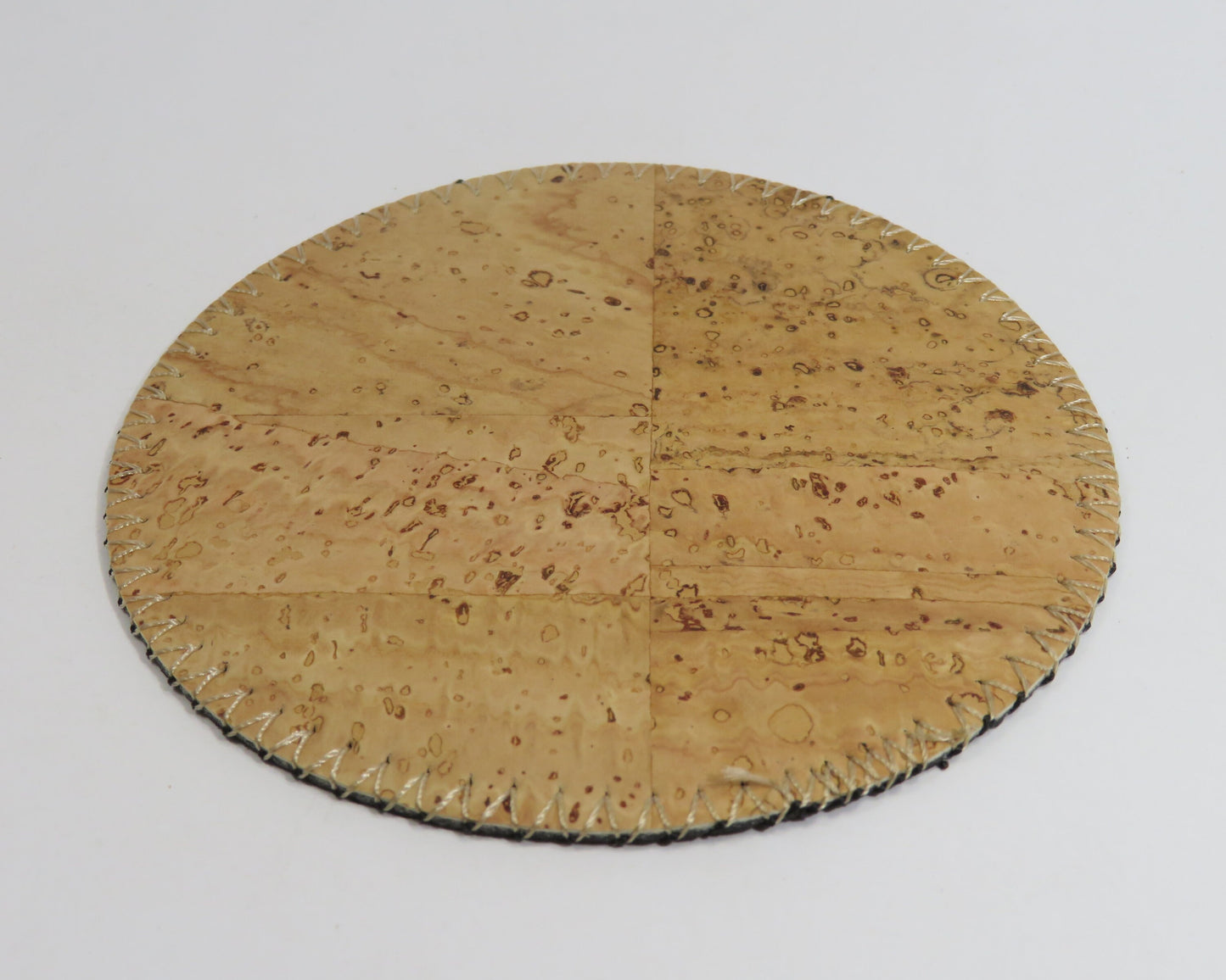 Cork Table Coaster - 2 pieces of Portuguese cork coasters - drink coasters - High Quality cork - vegan coaster (Base1)